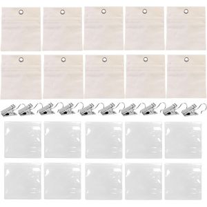 Ulteronixshop-Lot De 10 Sacs Lest&eacute;s Pour Rideaux D'ext&eacute;rieur - Avec Pinces En M&eacute;tal - Lestage Pour Sac De Sable - Sacs De Poids Portables Pour Nappes De Jardin, Pavillon, Terrasse, Rideaux - Neuf