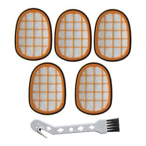 5 filtres de remplacement (avec brosse de nettoyage) pour aspirateur SpeedPro Max FC6812 / 01 FC6813 AC - Neuf