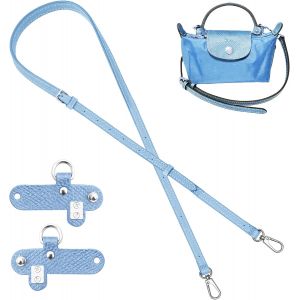JGD-Sangle r&eacute;glable pour mini sac Longchamp &iquest; Boucle sans perforation, l&eacute;g&egrave;re et durable, parfaite pour les femmes, le travail, les voyages, l'&eacute;cole - Neuf