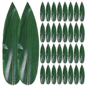 100pcs tapis de sushi en bambou pour sashimi,d&eacute;corations de plats &agrave; sushi et cuisine japonaise - Neuf