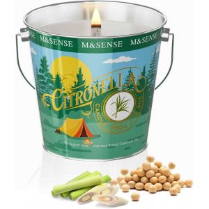 Bougie Parfum&eacute;es Citronnelle Eucalyptus|Bougie en Cire Naturelle 110h,Aroma Purifiant pour Salon,Chambre & Yoga-Id&eacute;e Cadeau Zen pour D&eacute;tente et M&eacute;ditation - Neuf