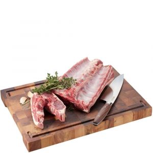 Bloc De Hachage - Bois De Noyer Bois Marron 5x44x3 Cm - Neuf