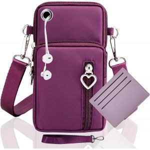 TIANYI-Pochette Telephone Portable Femme Bandouliere Sac Téléphone Portable Femme Bandoulière Portefeuille Sacoche Telephone Portable Femmes Bandoulière Réglable Running Armbag - Neuf