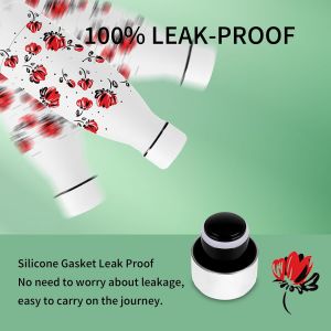 Gourde Isotherme Enfant, 350mlgourde Inox Isotherme, Impression 3d Gourde Isotherme Petite, Gourde, Sans-Bpa, Etanche Bouteille Appropri&eacute; & Enfant, Sport, &Eacute;cole, Ext&eacute;rieur - Neuf