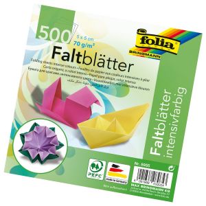 Folia Feuille De Papier &Agrave; Plier Mini, 50 X 50 Mm - Neuf