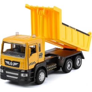 Toy Crane Metal Cars Construction Truck With Light And Sound Pull Back Vehicles Toy Trucks For Kid Children Gift-Style 1 - Neuf