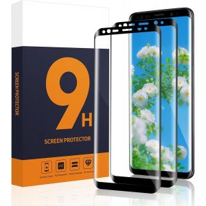 Kal-Lot De 2 Films De Protection D'écran 3d En Verre Blindé Pour Samsung Galaxy S8, Ultra Fin, Anti-Bulles, Anti-Traces De Doigts, Étanche, En Verre Blindé - Neuf