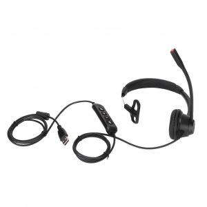 Casque d'affaires USB Casque d'oreille unilat&eacute;rale Prend en charge le r&eacute;glage du volume du haut-parleur Sourdine du micro Volume d'une touche - Neuf