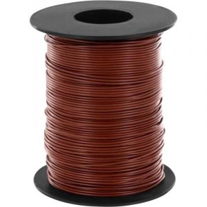 Fil De C&acirc;blage Donau Elektronik 119-18 1 X 0.14 Mm&sup2; Marron 100 M Y067691 - Neuf