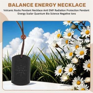 2 Pcs Tournesol Collier Négatif Ion Équilibre Énergie Pendentif - Neuf