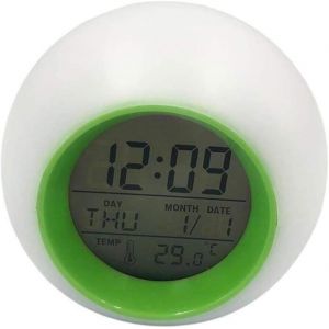 KAL-Horloge Pour Enfants - Réveil De Voyage - Réveil À Secouer Le Lit - Réveil Pour Enfants - Réveil Électrique Coloré - Réveil De Voyage Électronique - Horloge De Table Électronique - Neuf