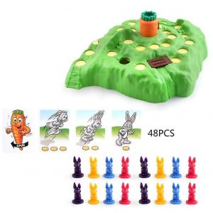 Puzzle amusant : jeu d'échecs volant en forme de lapin, jeu de stratégie, jeu d'éveil préscolaire, jouet éducatif pour tout-petits, cadeau - Neuf