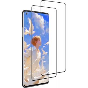 CAUC-Protection D'&eacute;cran pour OnePlus 9 Pro, 2 Pi&egrave;ces Vitre Protection de Anti Rayures, Duret&eacute; 9, Transparent HD, Sans Bulless, Film - Neuf