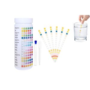 Kit De 16 Bandelettes De Test De Qualit&eacute; De L'eau Domestique Pour L'eau Potable Et Les Piscines - Neuf