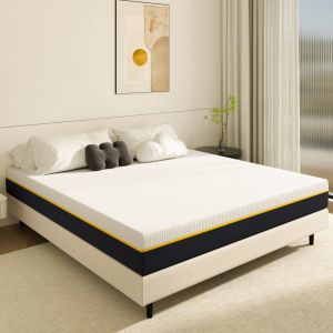 Matelas double en mousse &agrave; m&eacute;moire de forme, 140 x 190 cm, &eacute;paisseur 17 cm - Neuf