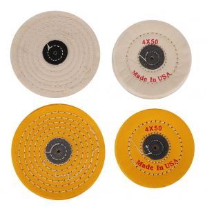 Lot De 4 Disques De Polissage Pour Bijoux, Or, Argent, Polissage, Sculpture, Tissu, Outil De Traitement - Neuf