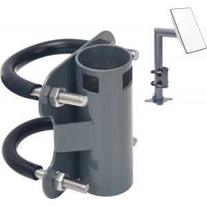 Support de tube de mât d'antenne pour antenne parabolique Starlink,Supports réglables en forme de U pour antennes paraboliques Accessoires Starlink,Diamètre de tube applicable 30-50mm (1) - Neuf