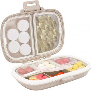 Hebdomadaire Pilule Organisateur, 7 Jours Pilule Médecine Organisateurs, Plastique, Boîtes À Pilules, Étanche À L'humidité Amovible Conception, Compartiments, Pour La Pilule, V - Neuf