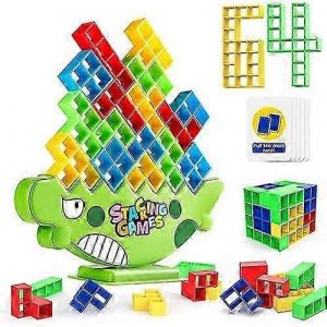 Jeu D'&eacute;quilibre Tetra Tower, 64 Pi&egrave;ces, Jeu De Soci&eacute;t&eacute; Tetra Tower 2025 - Neuf