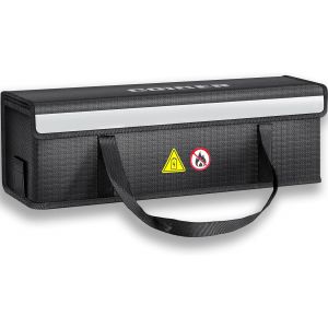 Subzonal-Batterie Trottinette &Eacute;lectrique, Sac &Agrave; Batterie Pour Vae Ignifuge, Bo&icirc;te Ignifuge De Protection Pochette Anti Feu, Protection Contre Les Explosions Pour Batteries Lipo V&eacute;lo, Sac Anti Feu Lit - Neuf