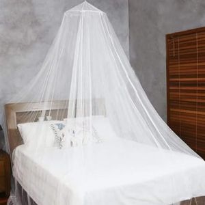 Moustiquaire À Baldaquin Pour Lit [Blanc, Taille 60 * 230 * 1050cm], Moustiquaire À Dôme Circulaire Pour Chambre À Coucher, Jardin, Camping, Rideau Suspendu, Bébé/Simple/King Size - Neuf