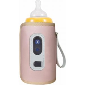 Portable Baby Bottle Warmer,Usb Bottle Warmer 5 Adjustable Temperature Bottle Warmer Travel Bag For Baby Care Home Outdoor.[X6] - Neuf