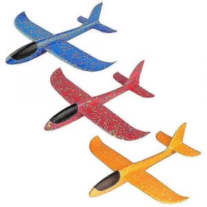 3 Packs Avion Jouet Grand Avion De Mousse De Lancer Double Mode De Vol Planeurs Avion Volant Cadeaux Pour Les Enfants - Neuf