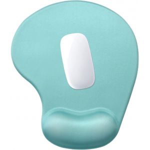 Tapis De Souris, Ergonomique Tapis De Souris Gamer Avec Repose Poignet En Gel, Portable, Parfait Pour Ordinateur, Bureau, Travail, Fleur Noire - Neuf