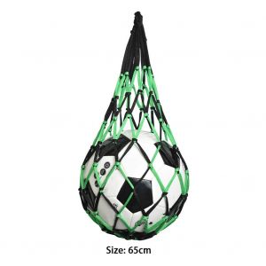 Filet Porte-Ballon De Football Pour Jeunes,Auto-Entraîneur,Sac De Transport,Basket-Ball,Volley-Ball,Football,Accessoires De Football -Noir Vert - Neuf