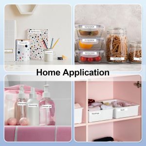 TIANYI-4x Ruban pour Étiqueteuse Compatible avec Dymo LetraTag Recharge 12mm x 4m, Compatible avec Dymo LetraTag Ruban pour LT-100H LT-100T XR 2000 200B Plus, Noir sur Blanc - Neuf