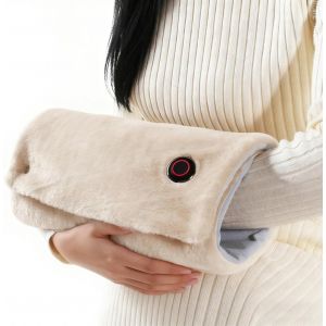 Coussin Chauffant USB Tapis Chauffe Main Dos Cou &Eacute;paules Lombaire Genou Mini Ch&acirc;le en Graph&egrave;ne Lavable 3 Modes - Temp&eacute;rature Contr&ocirc;le 40&iquest; &agrave; 54&iquest; pour Bureau Voyage Salle 30x60 cm - Neuf