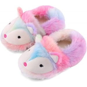 Kalanka-Lacoifa Chausson De Chouette Pour Enfant Garçon Ou Fille Pantoufles Animaux En Tricot D'hiver Antidérapants - Neuf
