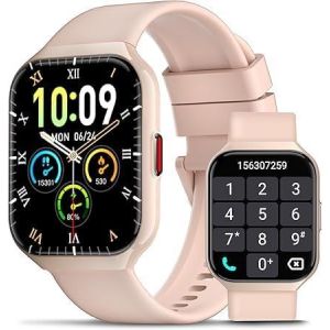 Montre Connectée Homme Femme Avec Appel Bluetooth,1.96"" Hd Smartwatch,113+ Modes Sportifs,Montre Connectee Sport Etanche Ip68 Avec Cardiofrequencemetre/Podometre/Sommeil, Pour Android/Ios,2025 Noir - Neuf