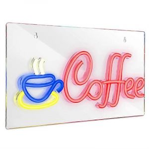 Enseigne Au Néon De Café Alimentée Par Usb Enseigne De Café Led Lampe De Camping Signe Led Pour Décoration Murale Restaurant Hôtel - Neuf