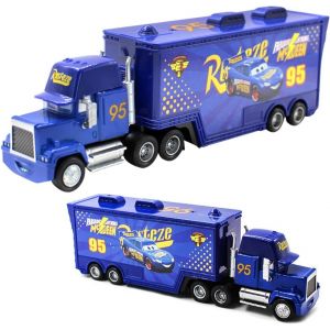 KAJGL-Mccqueen Jouet Voiture,Lightniing Cars Modèle Transformable Voiture Enfant Petite Voiture Jouets Cars Jouet De Camion Voiturejouet Transporteur Voiture Pour Enfants Cadeaux Anniversaire (Bleu) - Neuf