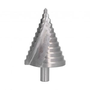 XYONG Foret etage a rainure en spirale, robuste, durable, acier rapide, plus rapide et efficace, foret conique, perceuse d'etabli a pistolet - Neuf