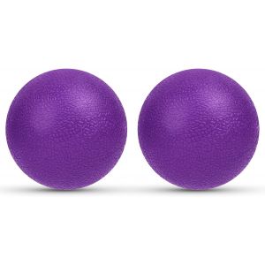 Kal-Pièces Balles De Massage, Balle Lisse Lacrosse, Massage De Trigger Point, Boule Myofasicale, Lacrosse Massage Ball Pour La Relaxation Musculaire Ultime, L'automassage,Violet - Neuf