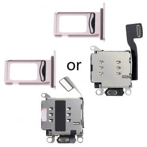 Pour Iphone 13/13 Pro/13 Pro Max Dual Sim Card Reader Remplacement Du Plateau De La Carte Sim - Neuf