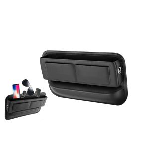 Organisateur de rangement pour t&eacute;l&eacute;phones et accessoires, en cuir PVC, pour si&egrave;ge auto. - Neuf