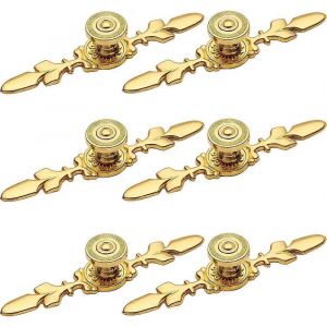 6 pcs or armoire boutons armoire armoire bouton bouton porte poignée cuisine armoire poignées poignées armoire vintage poignées - Neuf