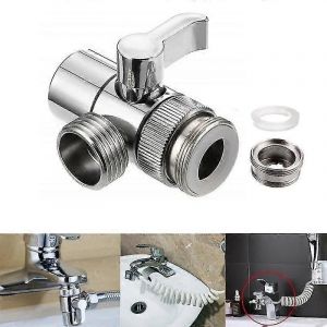 Robinet D'eau Connecteur Interrupteur Adaptateur Robinet Évier De Cuisine Répartiteur Vanne De Dérivation Bidet Douche Kichen Accessoires - Neuf