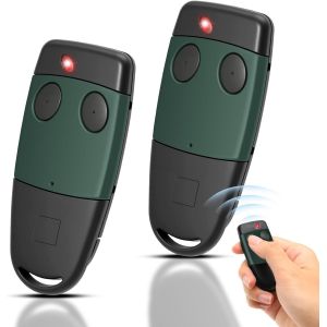 Mevronisshop-433.92 Mhz Telecommande Portail, 2 Canaux T&eacute;l&eacute;commande Porte De Garage Compatible Avec Cardin S449 Qz2, S449 Qz1, Bip Portail Porte De Garage, Lot De 2 - Neuf