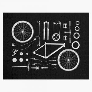 Puzzle en bois Vélo explosé 300 pièces 38x26 cm jouet décoration mu - Neuf