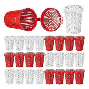 20 Pcs P&ecirc;che App&acirc;t Cage Pi&egrave;ge Poisson Leurre Feeder Panier Seau D'app&acirc;t En Plastique Pour &Eacute;crevisses Crevettes Terre - Neuf