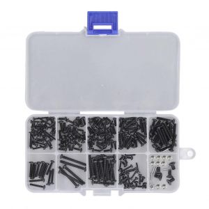 Kit de vis RC Pi&egrave;ces de rechange de rechange antirouille en fer Ensemble de bo&icirc;tes &agrave; vis RC pour Traxxas 1/18 Crawler - Neuf