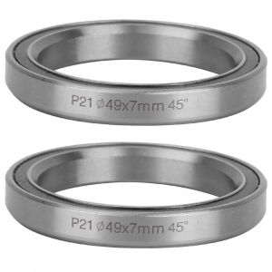 Lot De 2 Roulements De Casque De Velo De Montagne En Acier Robuste A Double Etancheite, 49 Mm, P19 - Neuf