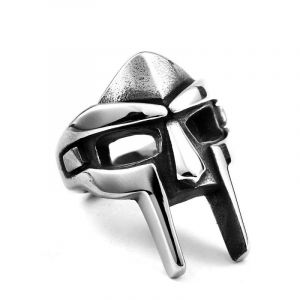 Bague Classique Rétro Pour Homme, Style Punk, Masque De Pharaon Égyptien, En Acier Inoxydable, Taille : 12 - Neuf