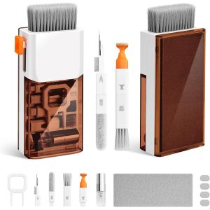 Kit De Nettoyage Pour Iphone Airpods Claviers Ordinateurs Et Tablettes, Nettoyeur D'Écran Multifonctionnel Pour Ecouteurs,Téléphones, Appareils Photo, Tout-En-Un Avec Brevet - Marr[CLI1096] - Neuf