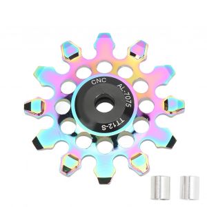 Poulie De Derailleur Arriere De Velo, Resistante A L'usure, 12 Dents, En Ceramique, Pour Derailleur 7 A 12 Vitesses, Coloree - Neuf