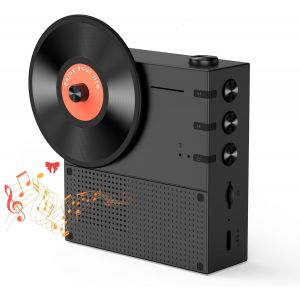 Enceinte Bluetooth Portable, Haut-Parleur Sans Fil 5.3 Avec Bass Puissantes, Portée De 10M, 1200Mah, Pour Soirées, Randonnées, Voyage - Noir - Neuf